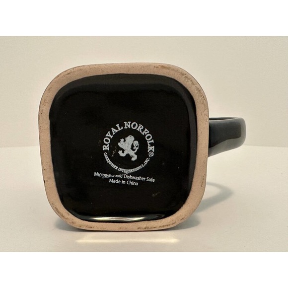 Royal Norfolk Coffee Mug/ Hand Painted Folk Art! Crane/Bird/wildlife. *RARE/NICE - Picture 5 of 10